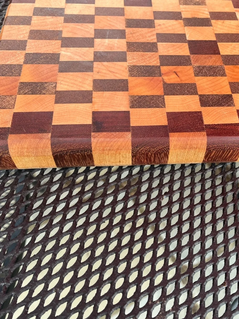 Hand Made End Grain Cutting Boards- made from 100% Reclaimed Hardwood